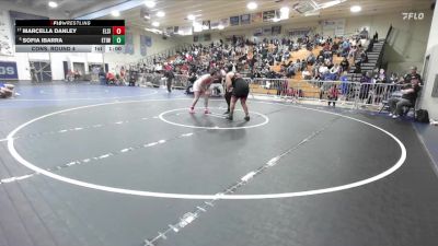 235 lbs Cons. Round 4 - Sofia Ibarra, Etiwanda vs Marcella Danley, Elsinore