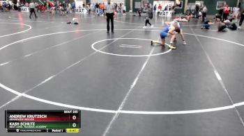 132 lbs Cons. Semi - Kash Schiltz, Next Level Training Academy vs Andrew Krutzsch, Grandview Wolves