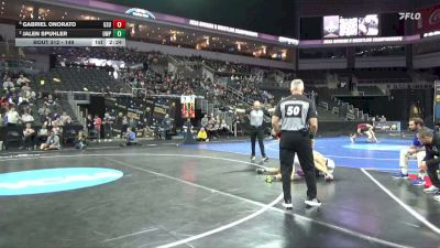 149 lbs 3rd Place Match - Gabriel Onorato, Glenville St. vs Jalen Spuhler, Wis.-Parkside