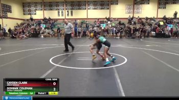 68 lbs Cons. Semi - Cayden Clark, Great Bridge vs Dominik Coleman, Legacy Dragons