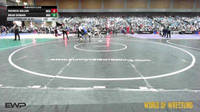 170 lbs Consi Of 16 #1 - Patrick Miller, Hurricane Wrestling vs Bear Doman, Mustang Mat Club