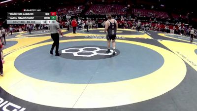 D2-285 lbs Cons. Round 3 - Jaxin Stancombe, Mad. Comprehensive vs Hatcher Sabatin, Minerva