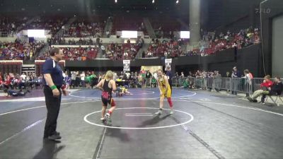 100 lbs Quarterfinal - Sarah Johnson, Baker Wrestling Club vs Ellee Schleining, Helena Wrestling Club