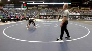 132 lbs Cons. Round 1 - Cage Hatcher, Wichita-Bishop Carroll HS vs Aaron Acosta, Maize South HS