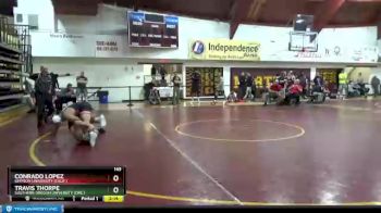 149 lbs Champ. Round 1 - Conrado Lopez, Simpson University (Calif.) vs Travis Thorpe, Southern Oregon University (Ore.)