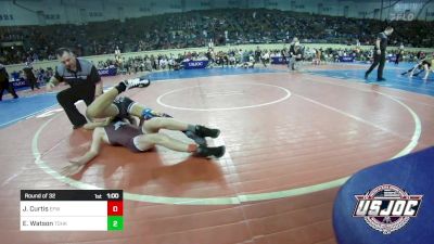 92 lbs Round Of 32 - Jace Curtis, Eagle Fang Wrestling vs Elijah Watson, Team Of Hard Knox