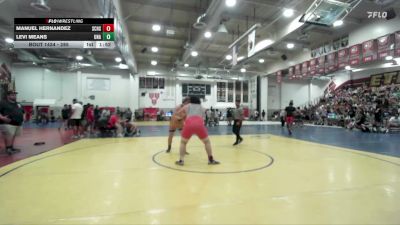 285 lbs 1st Place Match - Levi Means, Unaffiliated vs Manuel Hernandez, Arbor View