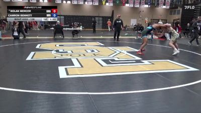138 lbs Cons. Round 5 - Nolan Mercer, Iowa vs Camron Bennett, Moen Wrestling Academy