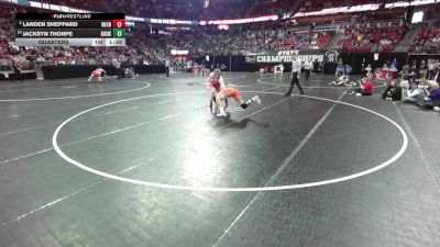 150 lbs Quarters - Jacksyn Thorpe, Kaukauna vs Landen Sheppard, Neenah