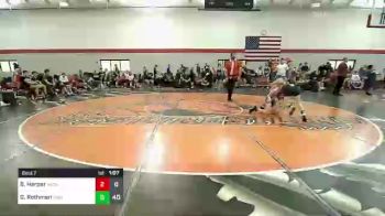 95 lbs Consi Of 4 - Brady Harper, Midwest Xtreme Wrestling vs Gage Rothman, Kodiak Attack