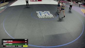 Quarterfinal - Emmitt Dirks, York vs Grady Meyer, Wahoo