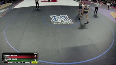 Quarterfinal - Emmitt Dirks, York vs Grady Meyer, Wahoo