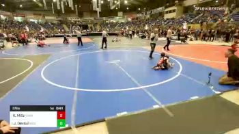 37 lbs Quarterfinal - Kaleb Millz, Pomona Elite vs James Devaul, Rocky Mountain Wrestling Club