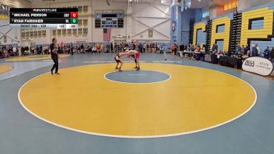 106 lbs Cons. Round 3 - Michael Pierson, Smyrna H S vs Ryan Farissier, Milford Senior