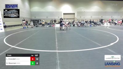 135 lbs Final - Liam Crandall, Askren Wrestling Academy - (A) vs Grayson Bowman, Immortal Athletics WC