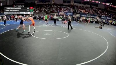 D 3 138 lbs Cons. Round 2 - Preston Shaffett, Albany vs Reece Campbell, St. Louis Catholic