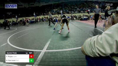 70 lbs Quarterfinal - Yaretzi Rojas, Team Tulsa Wrestling Club vs Blakeleigh Garrison, Piedmont