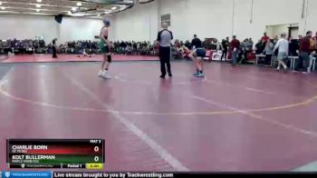 120 lbs Champ. Round 1 - Charlie Born, St. Peter vs Kolt Bullerman, Maple River/USC