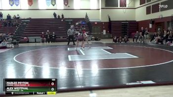 155 lbs Round 3 (4 Team) - Alex Westphal, Independence vs Marlee Peyton, Prairie, Cedar Rapids