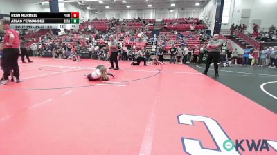 43-46 lbs Consolation - Remi Norrell, Prime Wrestling vs Atlas Fernandez, Derby Wrestling Club