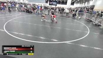 71 lbs Cons. Round 1 - Linkin Fisher, Iowa vs Bennett Davis, Pinnacle Wrestling Club