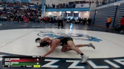 126 lbs Cons. Round 7 - Brian Bensen, Snake River vs Jack Semadeni, Ridgeline