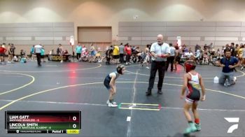 47 lbs Round 4 (6 Team) - Lincoln Smith, Donahue Wrestling Academy vs Liam Gatt, Backyard Brawlers