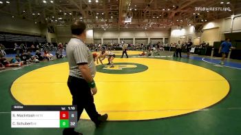 160 lbs Semifinal - Shaymus MacIntosh, MetroWest United Black vs Carter Schubert, Beast Of The East