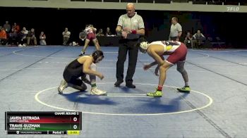 157 lbs Champ. Round 2 - Javen Estrada, North Central vs Travis Guzman, Nebraska Wesleyan