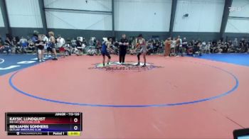 113-120 lbs Semifinal - Kaysic Lundquist, Big Cat Wrestling Club vs Benjamin Sommers, Outlaw Wrestling Club