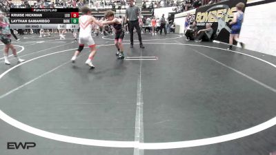 70-73 lbs Rr Rnd 1 - Kruise Hickman, Lexington Wrestling Club vs Laythan Samaniego, Darko Valley Wolfpak