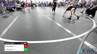 55 lbs Quarterfinal - Ryatt Saunders, Shelton Wrestling Academy vs Joshua Brunson, Noble Takedown Club