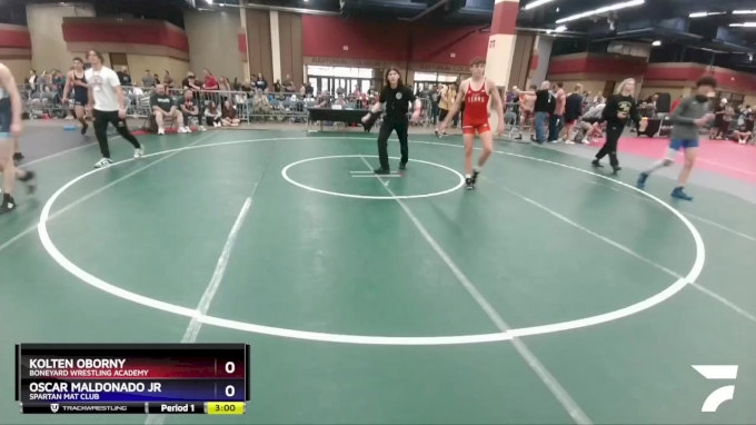 160 lbs Champ. Round 1 - Kolten Oborny, Boneyard Wrestling Academy vs ...