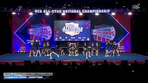 Champion Cheer - Firestorm [2026 L4 Junior - Flex - Small Day 2] 2026 NCA All-Star National Championship