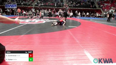 55 lbs Consi Of 16 #1 - Easton Contreras, R.A.W. vs Grayson Baker, Barnsdall Youth Wrestling