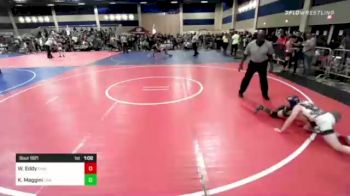 88 lbs Round Of 16 - Wyatt Eddy, Chain Wr Ac vs Kaiya Maggini, USA Gold