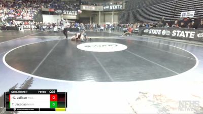2A 138 lbs Cons. Round 1 - Owen Leifsen, Washougal vs Trapper Jacobson, Burlington-Edison