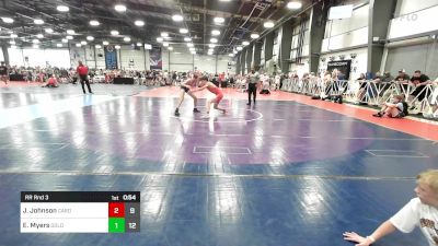 100 lbs Rr Rnd 3 - Jaxon Johnson, Cardinal Wrestling Club vs Emmitt Myers, Golden Barracuda