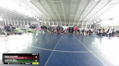 187 lbs Quarters & Wb (16 Team) - Hunter Bell, Salem Elite Wrestling vs Dean Zolman, Sanderson Wrestling Academy