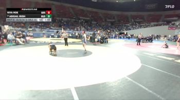 4A/3A/2A/1A Girls 105 Quarterfinal - Abigail Irish, Mazama Girls vs Kiya Roe, Knappa Girls