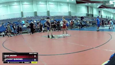 114 lbs Semifinal - Isaac Brown, OH vs Anthony Quinones, MI