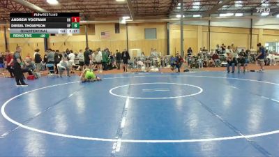 125 lbs Quarterfinal - Andrew Vogtman, Unattached vs Diesel Thompson, Providence (Mont.)