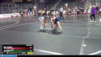 122 lbs Semifinal - Alyssa Ruiz, Team Texas vs Rei Ogden, Team North Dakota