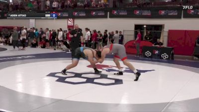 125 kg 7th Place Match - Brentan Simmerman, Golden Pride Wrestling Club vs Aden Attao, Beaver Dam Wrestling Regional Training Center
