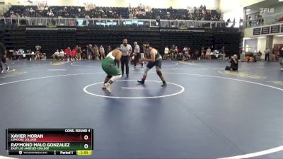 285 lbs Cons. Round 4 - Raymond Malo Gonzalez, East Los Angeles College vs Xavier Moran, Lemoore College