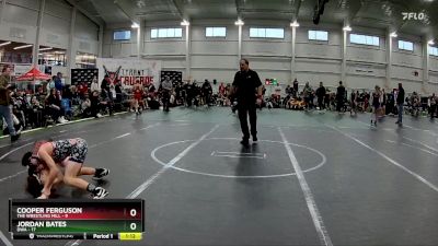 96 lbs Round 9 (10 Team) - Jordan Bates, DWA vs Cooper Ferguson, The Wrestling Mill