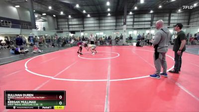 155 lbs Round 1 (6 Team) - Sullivan Duren, NORTH CAROLINA WRESTLING FACTORY vs Keegan Mullinax, GREAT BRIDGE WRESTLING CLUB