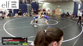 105 lbs. Cons. Round 3 - Olivia Donley, North Point vs Ashley Jara-escalante, Belton