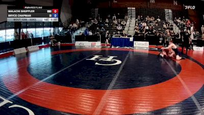 65kg Cons. Round 3 - Malachi Shuffler, Wetaskiwin Wrestling Club vs Bryce Chapman, Eastern Grind