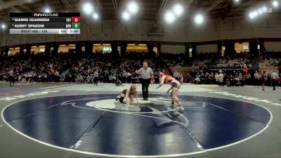 135 lbs Quarterfinal - Gianna Guarnera, Patapsco vs Aubry Spadoni, Quince Orchard